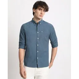 the bear house Men Slim Fit Shirt with Patch Pocket-picture-10