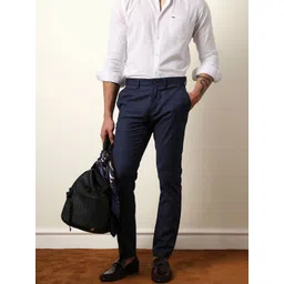THE BEAR HOUSE Men Slim Fit Trousers-picture-23