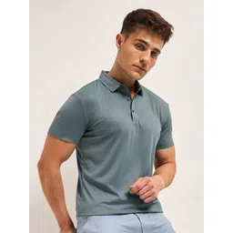 THE BEAR HOUSE Men Solid Polo Collar T-shirt-picture-21