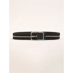 THE BEAR HOUSE Men Striped Canvas Casual Belt-picture-22
