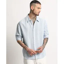 the bear house Men Striped Relaxed Fit Shirt-picture-51