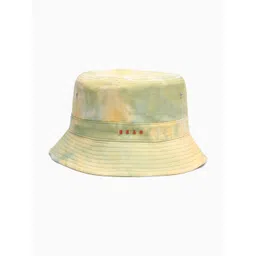 THE BEAR HOUSE Men Yellow Self Design Bucket Hat-picture-38