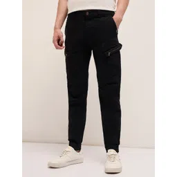 THE BEAR HOUSE Men's Cotton Slim Fit Cargos-picture-41