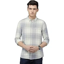 the bear house Men's Grey Glen Check Casual Shirt-picture-22