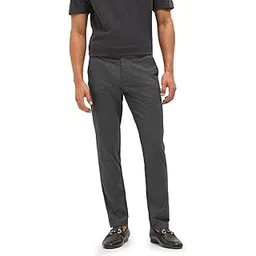 the bear house Men's Grey Pin Stripes Slim Fit Formal Trouser-picture-15