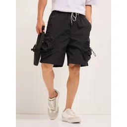 THE BEAR HOUSE Men's Solid Knee Length Shorts-picture-14