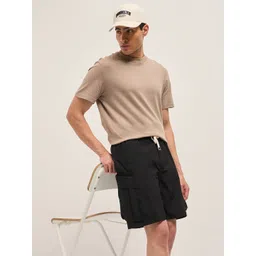 THE BEAR HOUSE Men's Solid Knee Length Shorts-picture-25