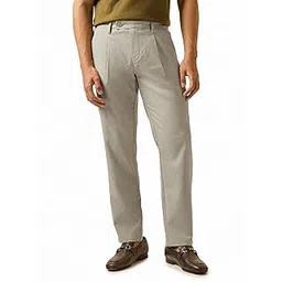 the bear house Men's Solid Regular Fit Formal Trouser-picture-19