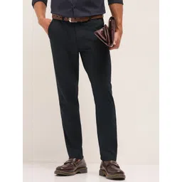 THE BEAR HOUSE Men's Solid Slim Fit Formal Trouser-picture-25