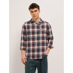 The Bear House Multi-Color Regular Fit Checks Shacket-picture-13