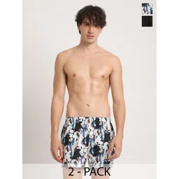 THE BEAR HOUSE Pack Of 2 Assorted Pure Cotton BoxersBOX-GRUMA-AS-picture-33