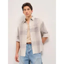 The Bear House Pink Checked Regular Fit Shirt-picture-21