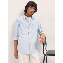 THE BEAR HOUSE Slim Fit Checked Pure Cotton Casual Shirt-picture-14