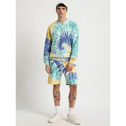 THE BEAR HOUSE Tie and Dyed Pure Cotton Pullover Sweatshirt-picture-14