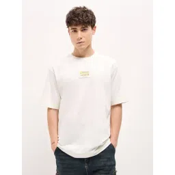 The Bear House White Cotton Oversized Print T-Shirt-picture-23