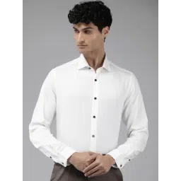 The Bear House White Cotton Slim Fit Shirt-picture-46
