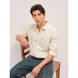 The Bear House White Cotton Solid Regular Fit Shirt-picture-35