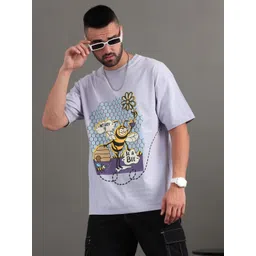 THE BEETEL HOUSE Men Bio Finish Graphic Printed Round Neck Cotton Relaxed Fit T-shirt-picture-18