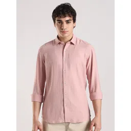 THE BEETEL HOUSE Men Classic Slim Fit Vertical Striped Spread Collar Casual Shirt-picture-36