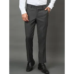 THE BEETEL HOUSE Men Mid-Rise Pleated Formal Trousers-picture-22