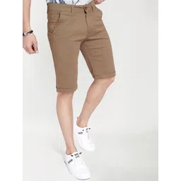 THE BEETEL HOUSE Men Relaxed Fit Cotton Chino Shorts-picture-24