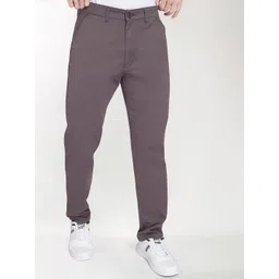 THE BEETEL HOUSE Men Relaxed Regular Fit Cotton Chinos Trousers-picture-17