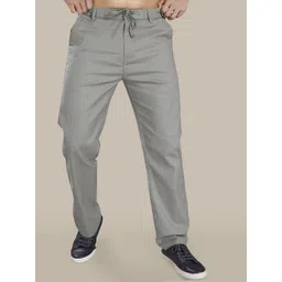THE BEETEL HOUSE Men Relaxed Straight Fit Trousers-picture-14