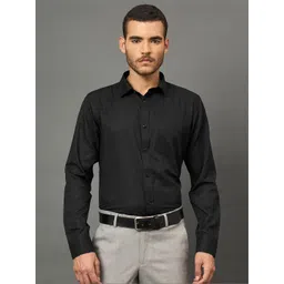 THE BEETEL HOUSE Standard Slim Fit Spread Collar Cotton Shirt-picture-14