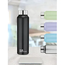 The Better Home Black Stainless Steel Water Bottle 1 Litre-picture-19