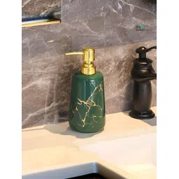 The Better Home Green Textured Glossy Soap Dispenser Bottle 260 ml-picture-38