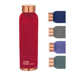 The Better Home Maroon Copper Water Bottle 1 Litre-picture-24