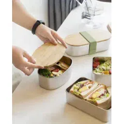 the better home Metal Tiffin with Bamboo Lid-picture-22