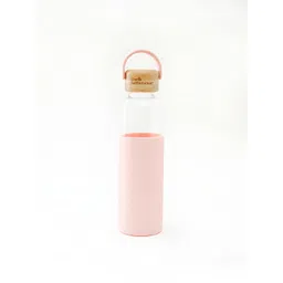 The Better Home Pink Glass Water Bottle 500ml-picture-23