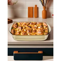 The Better Home Zeno Transparent Borosilicate Glass Baking Tray - 2.2 L-picture-17