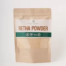 The Bharat Farm Pure Reetha Powder for Hair (250 Grams) | Ideal for Hair, Face and Skin | Soapnut powder | 100% Pure and Natural, No Chemcial, No Preservative.-picture-48