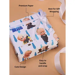 The Big Trove Boss Baby Gift Wrapping Paper (Pack of 15) image 5