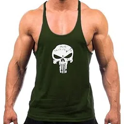 Printed Round Neck Tank Top for Men | Sleeveless Tshirts |Typography Written | Casual Tank-Top for Men | Print May Vary | L2599-image-48