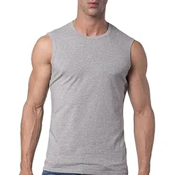 the blazze Mens Slim Fit Crew Neck Sleeveless T-Shirt-picture-14