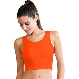 the blazze Women's Basic Sexy Strappy Sleeveless Racerback Camisole Crop Top-picture-17