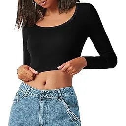 the blazze Women's Cotton Regular Fit Scoop Neck Full Sleeve Ethnic Readymade Saree Choli Blouses for Women L368-picture-48