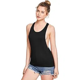 the blazze Women's Sleeveless Loose Fit Racerback Yoga Workout Tank Top-picture-27