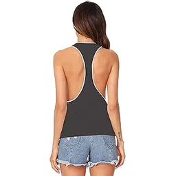 THE BLAZZE Women's Sleeveless Loose Fit Racerback Yoga Workout Tank Top-picture-31