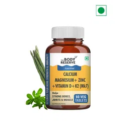 The Body Reserve Calcium Magnesium Zinc With Vitamin K2 Tablets - 60 Tablets-picture-17