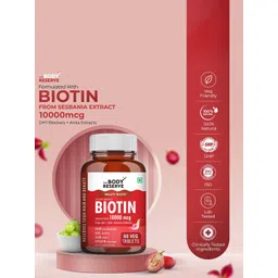 The Body Reserve Plant-Based Biotin Tablets - 60 Veg Tablets image 3