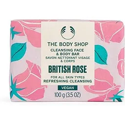 The Body Shop British Rose Cleansing Face & Body Bar 100g-picture-17