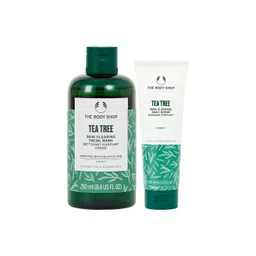 THE BODY SHOP Unisex Set Of Tea Tree Face Wash & Scrub-picture-28