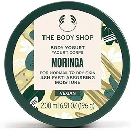 The Body Shop Vegan Body Yogurt Moringa Cream, 200 ML - For Normal To Dry Skin | Instant 48 Hr Moisture-picture-28
