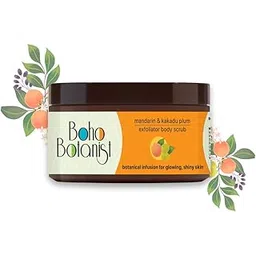 the boho botanist Boho Botanist Mandarin & Kakadu Plum Exfoliating Body Scrub (200 gm) | Niacinamide & Vitamin C | Tan Removal & Hydration | Suitable for All Skin Types, Men & Women-picture-17