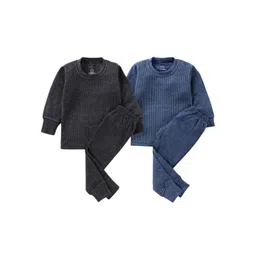 The Boo Boo Club Boys Pack Of 2 Striped Cotton Thermal Set-picture-47