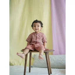 The Boo Boo Club Unisex Kids Printed Shirt with Shorts-picture-44